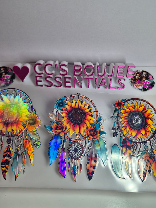 SUNFLOWER DREAM CATCHER CATALOUGE HOLOGRAPHIC WRAP