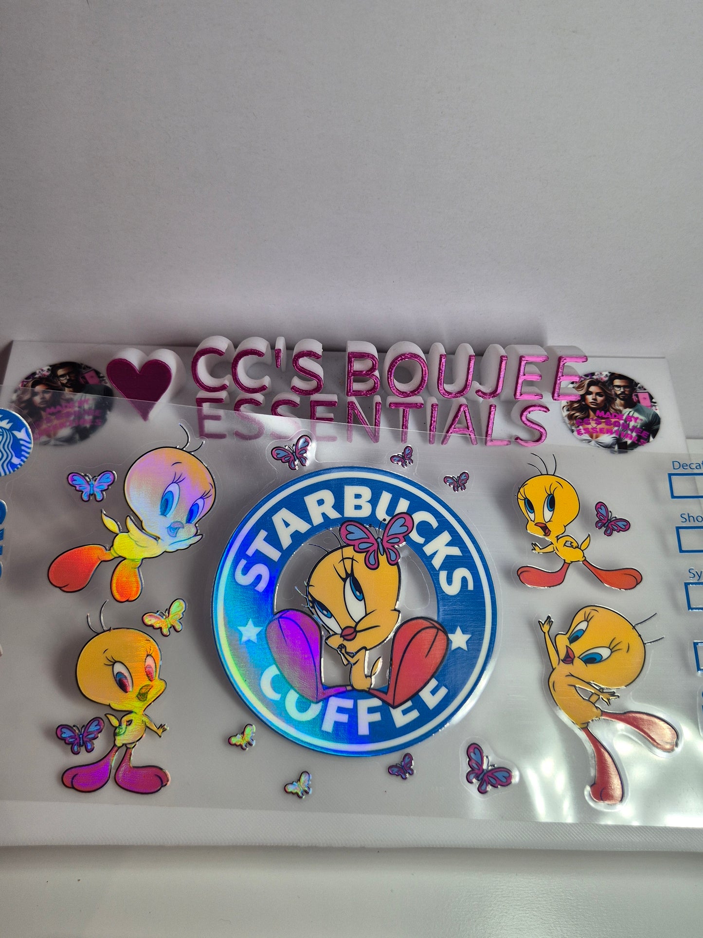 STARBIES TWEET CATALOUGE HOLOGRAPHIC WRAP