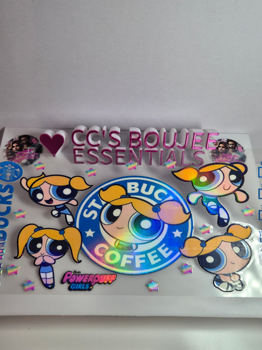 BLUE POWER GIRL CATALOUGE HOLOGRAPHIC WRAP