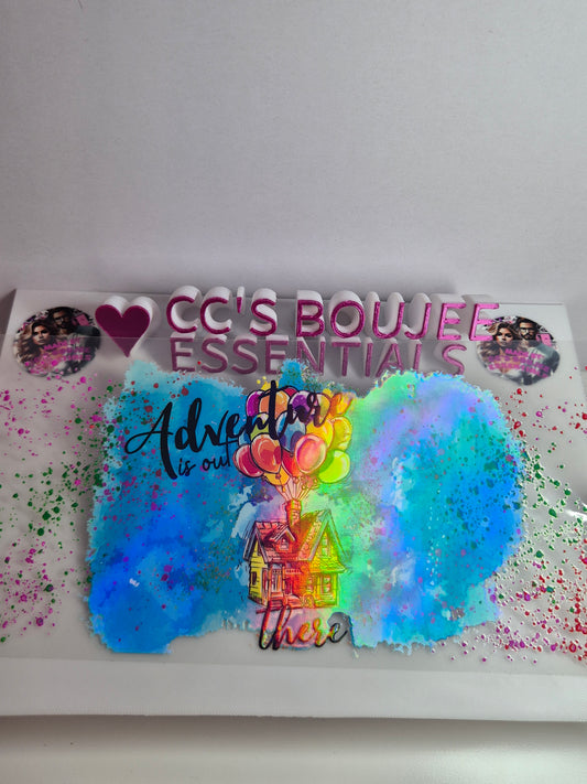 ADVENTURE IS OUT THERE 16oz CATALOUGE HOLOGRAPHIC WRAP