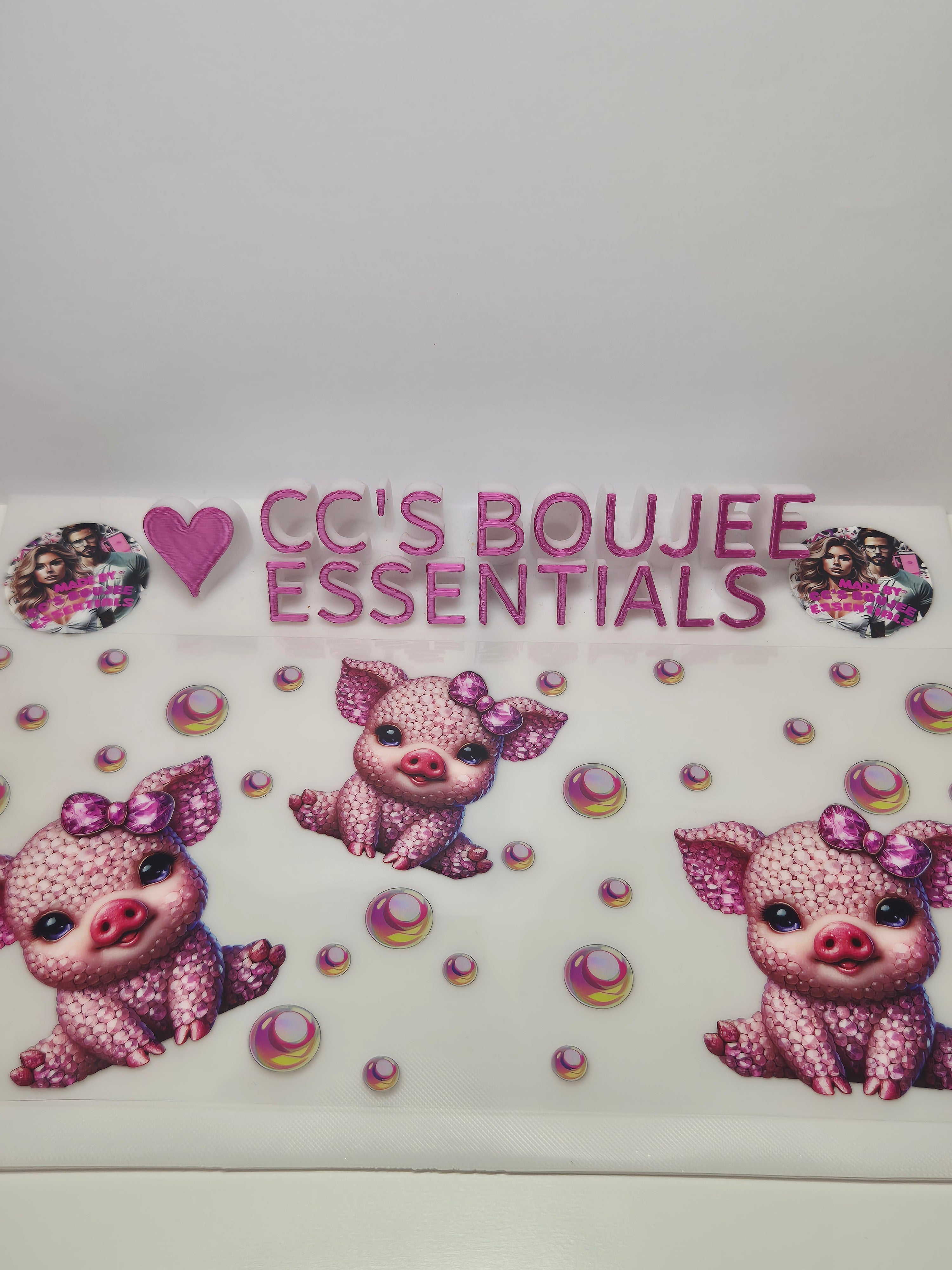 RHINESTONE PIGS #WRAP