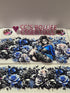 40 OZ EXCLUSIVE BLUE FLOWERS TATTOO GIRL