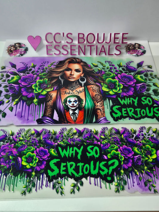 40 OZ EXCLUSIVE WHY SO SERIOUS