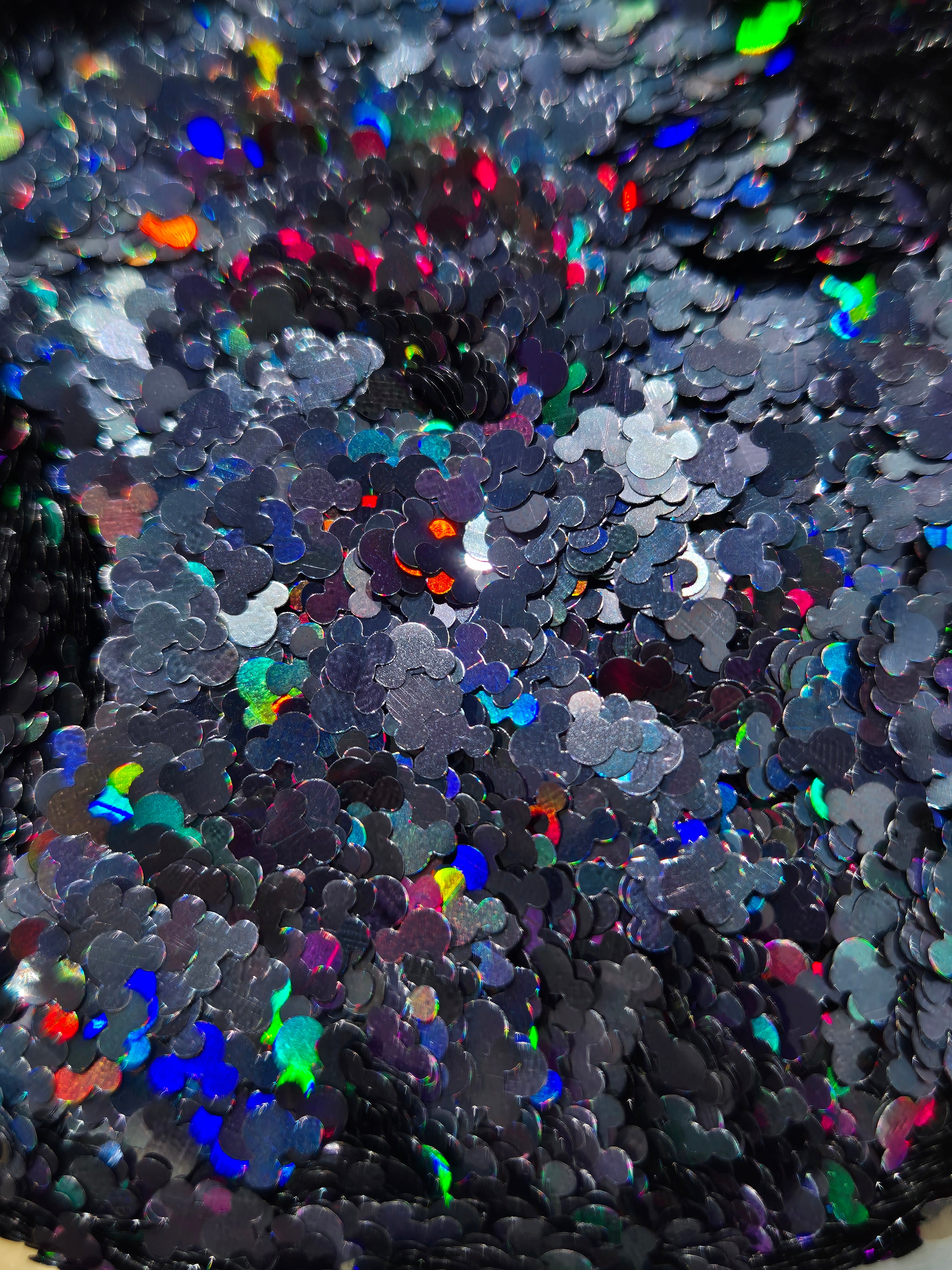 SHADOW MOUSE HEADS SHAPED GLITTER