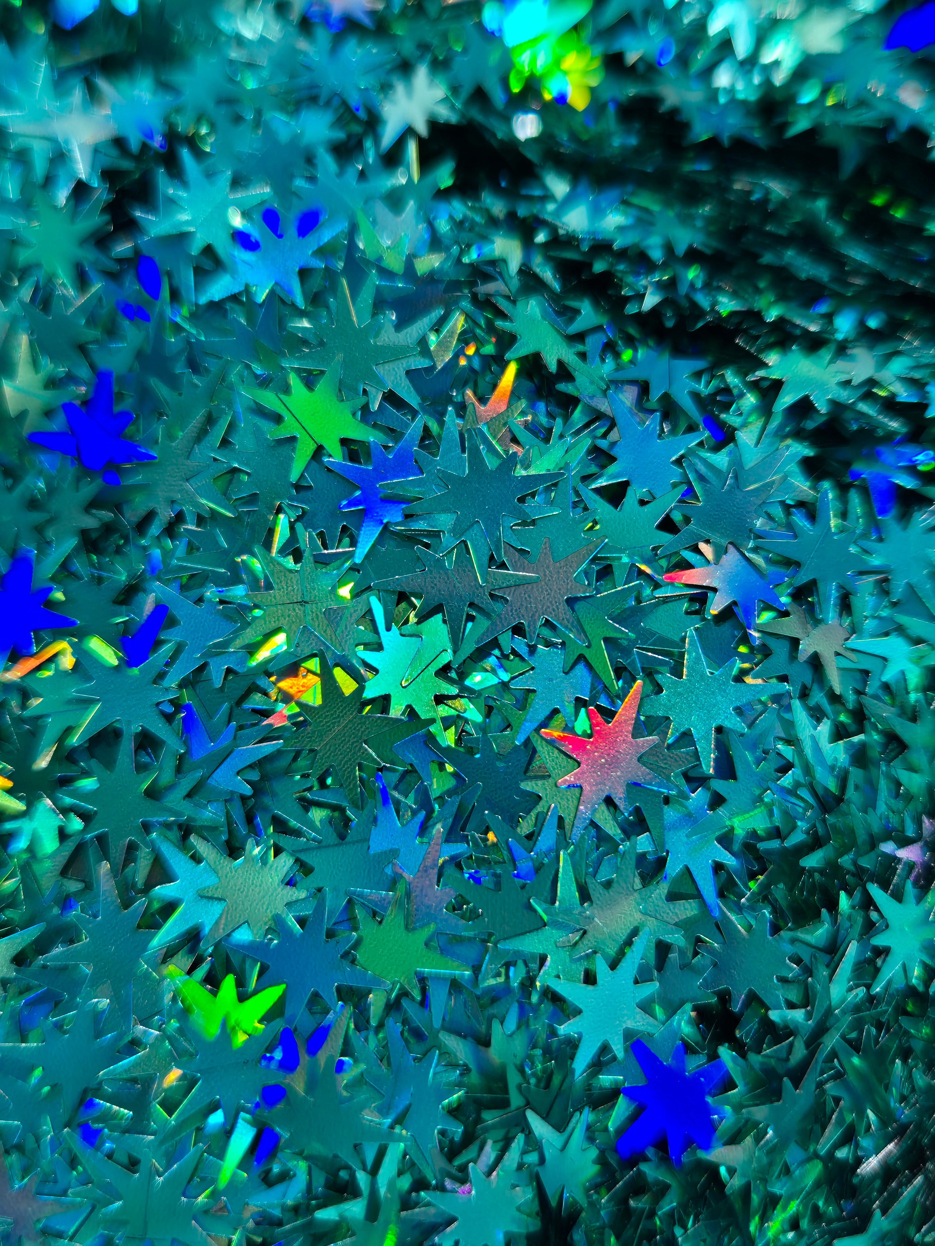 RAINBOW SPARKS SHAPED GLITTER