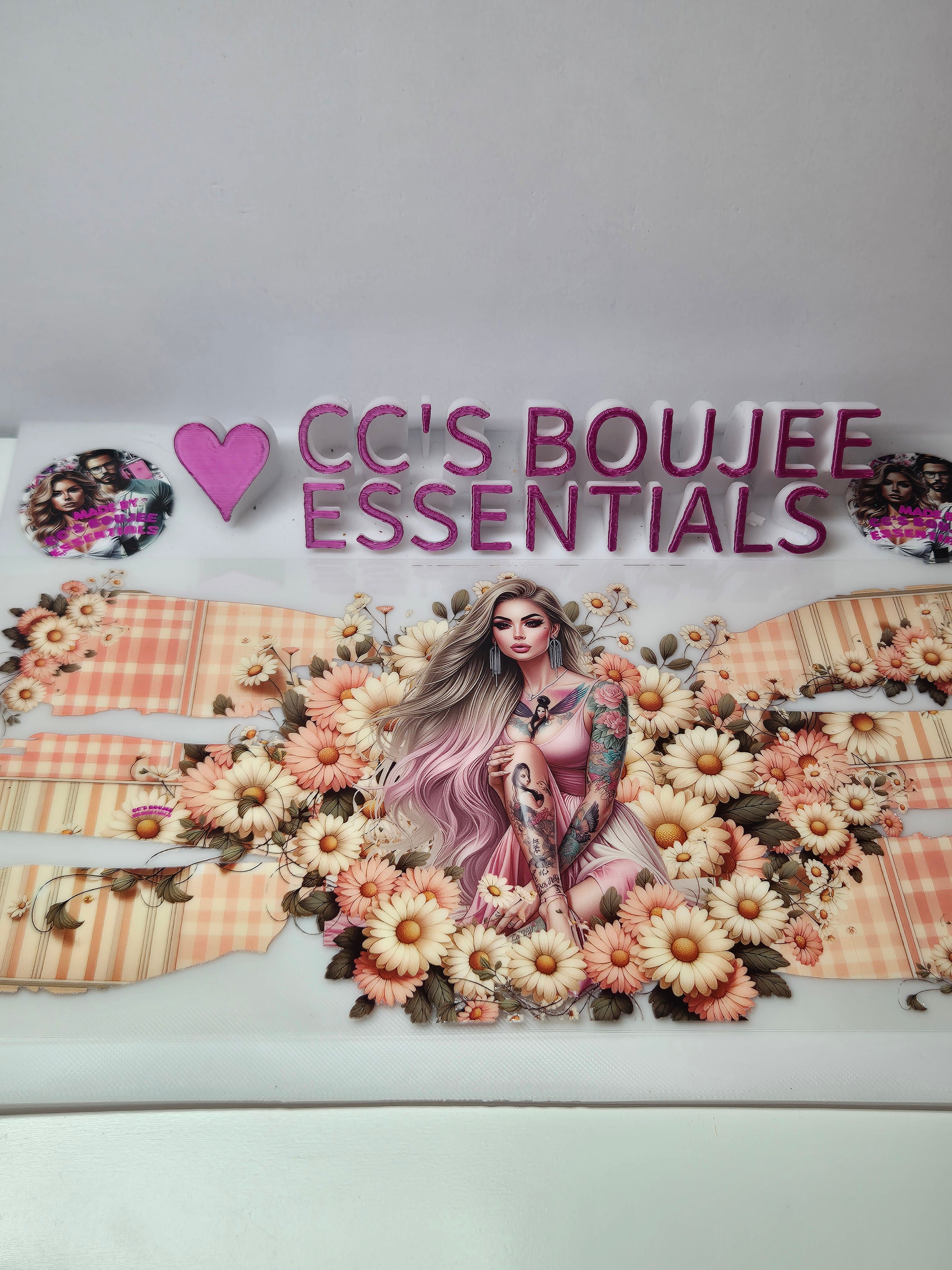 BEIGE PINK DRESS GIRL EXCLUSIVE WRAP