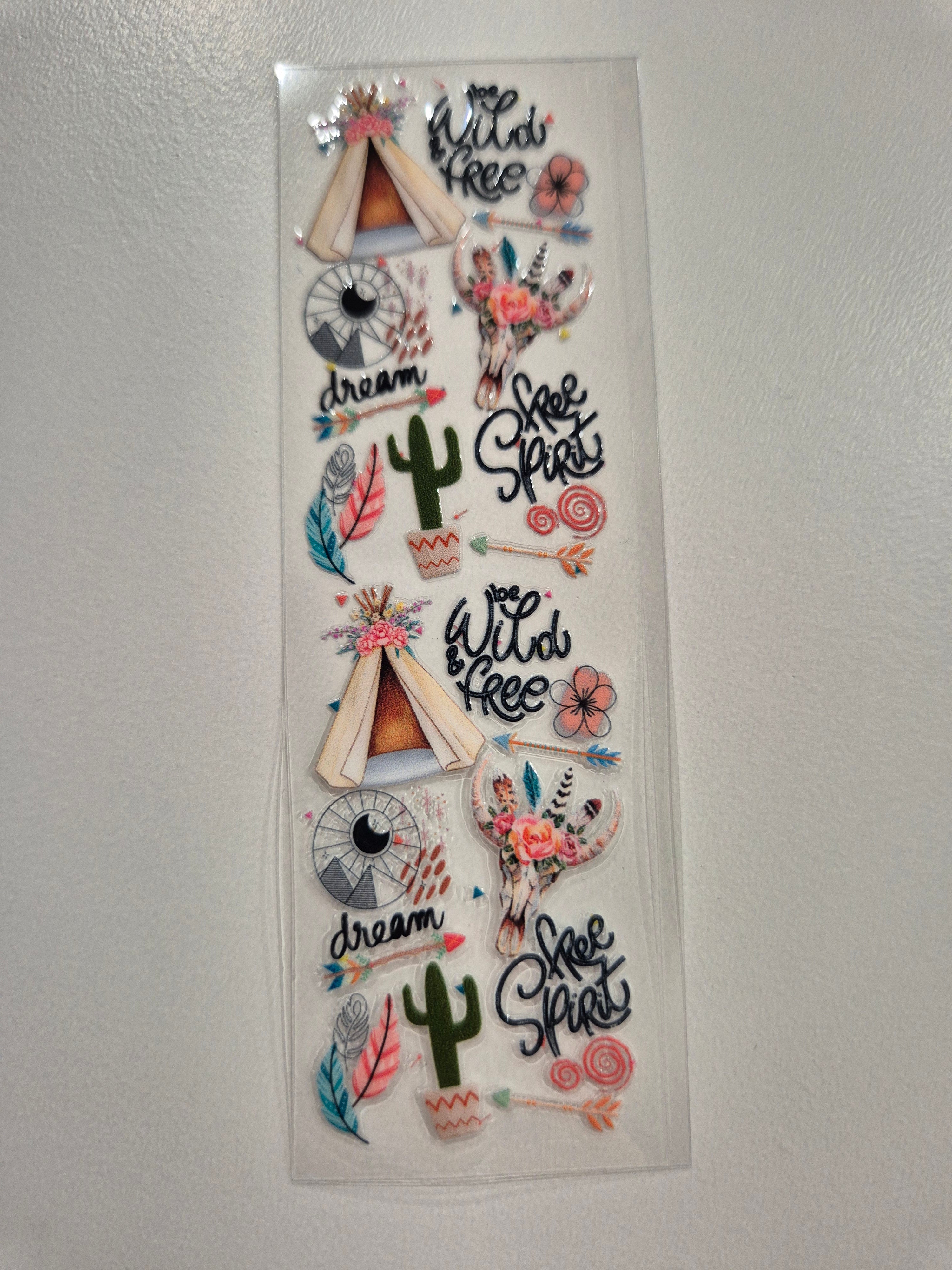 Bookmark and pen wrap #215