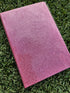 NOTEBOOK BLANK LIGHT PINK GLITTER