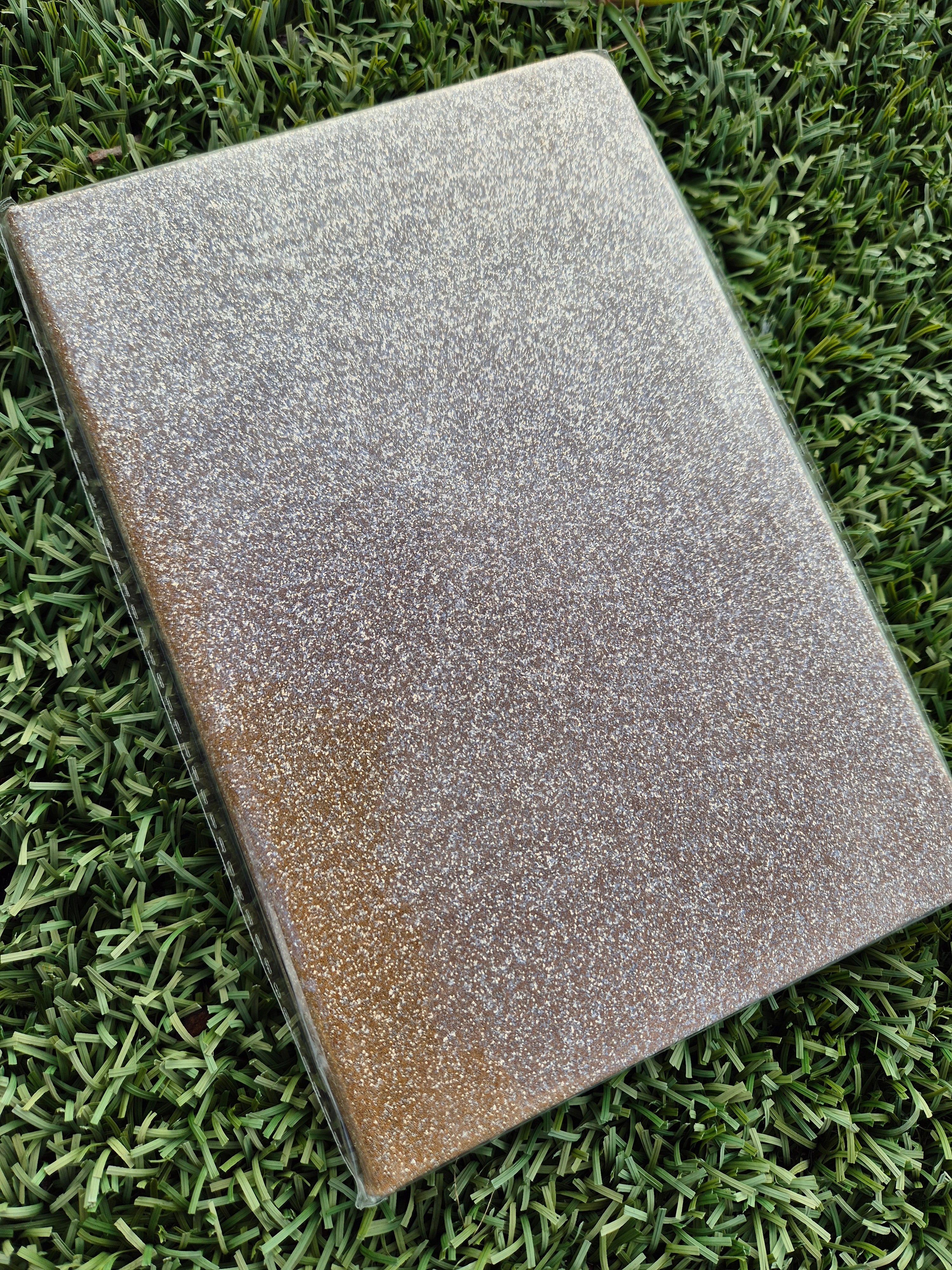 NOTEBOOK BLANK GOLD GLITTER