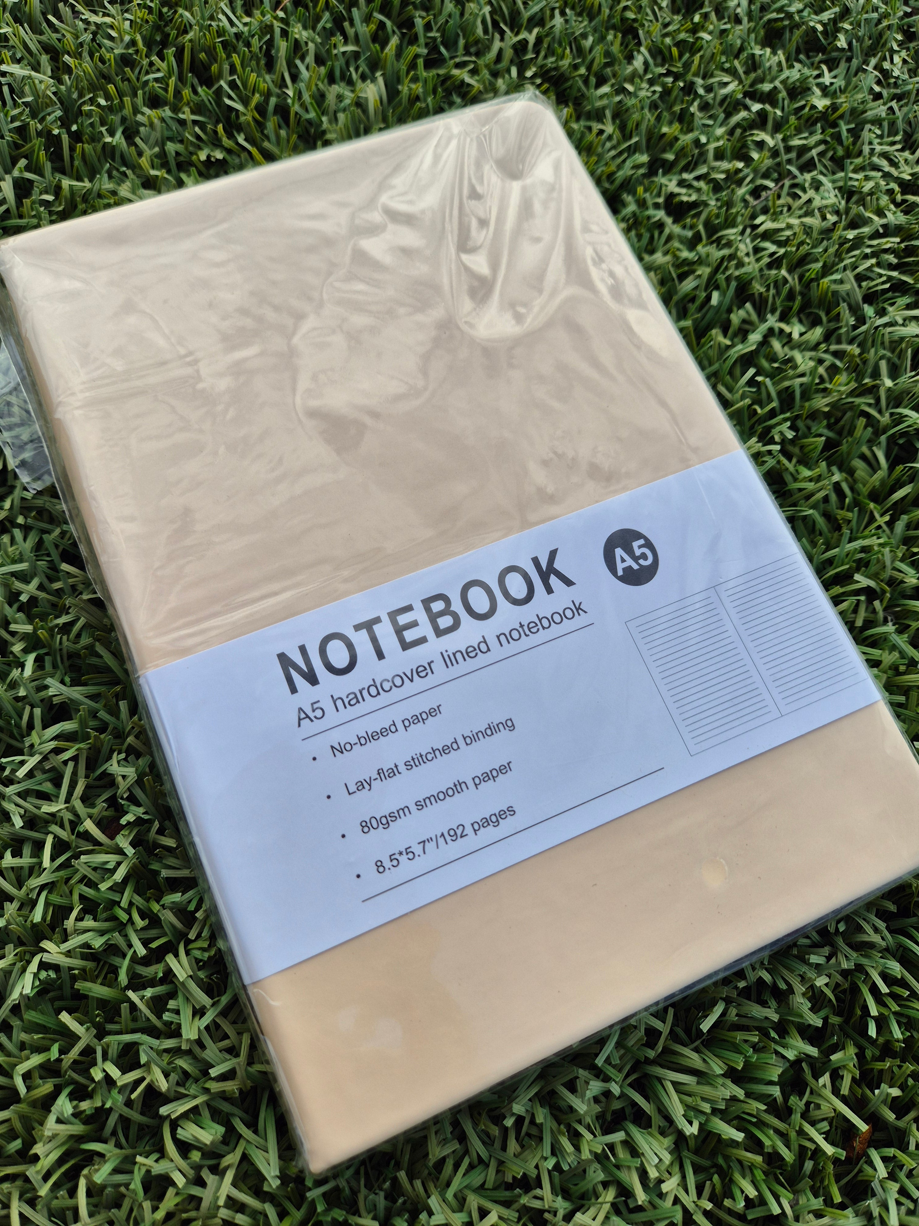 NOTEBOOK BLANK CREAM/ PASTEL ORANGE
