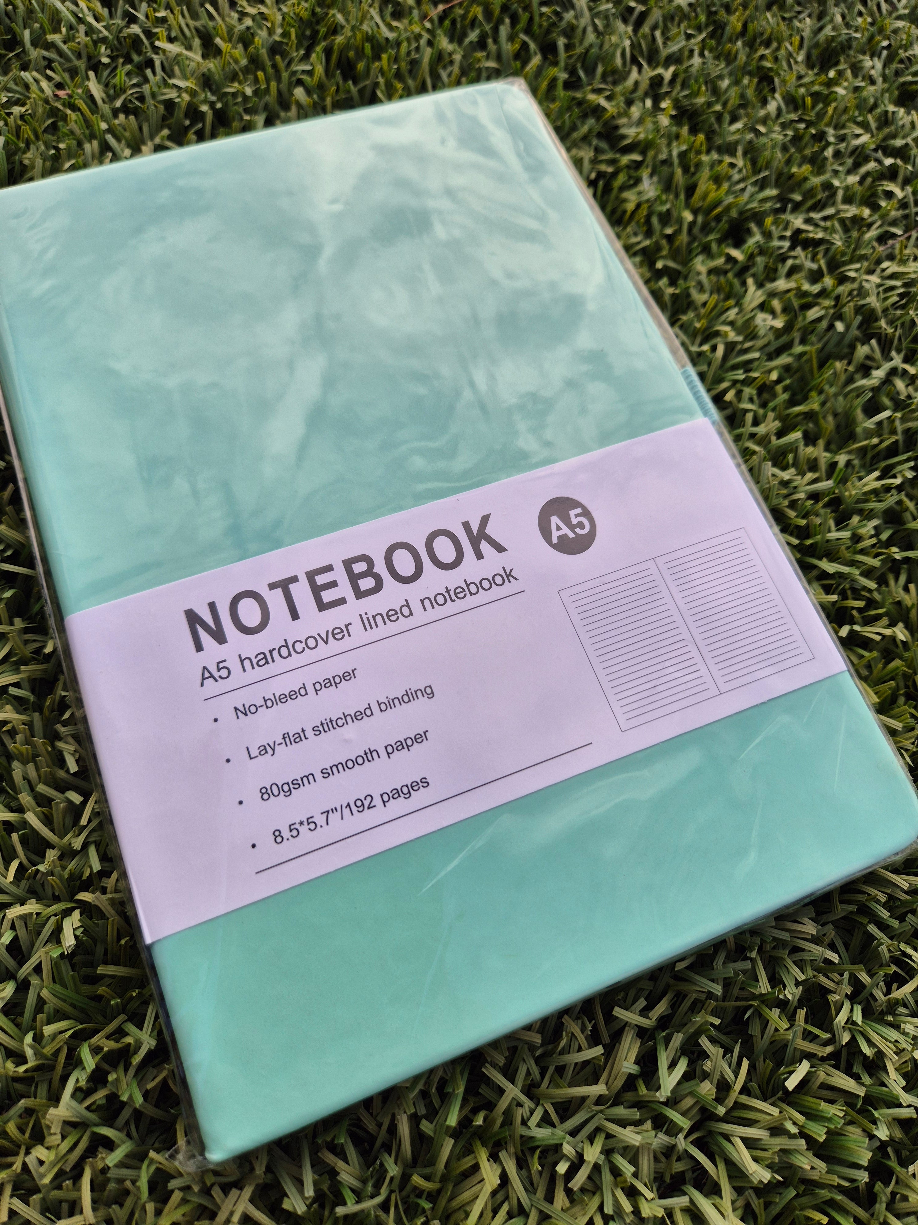 NOTEBOOK BLANK PASTEL AQUA