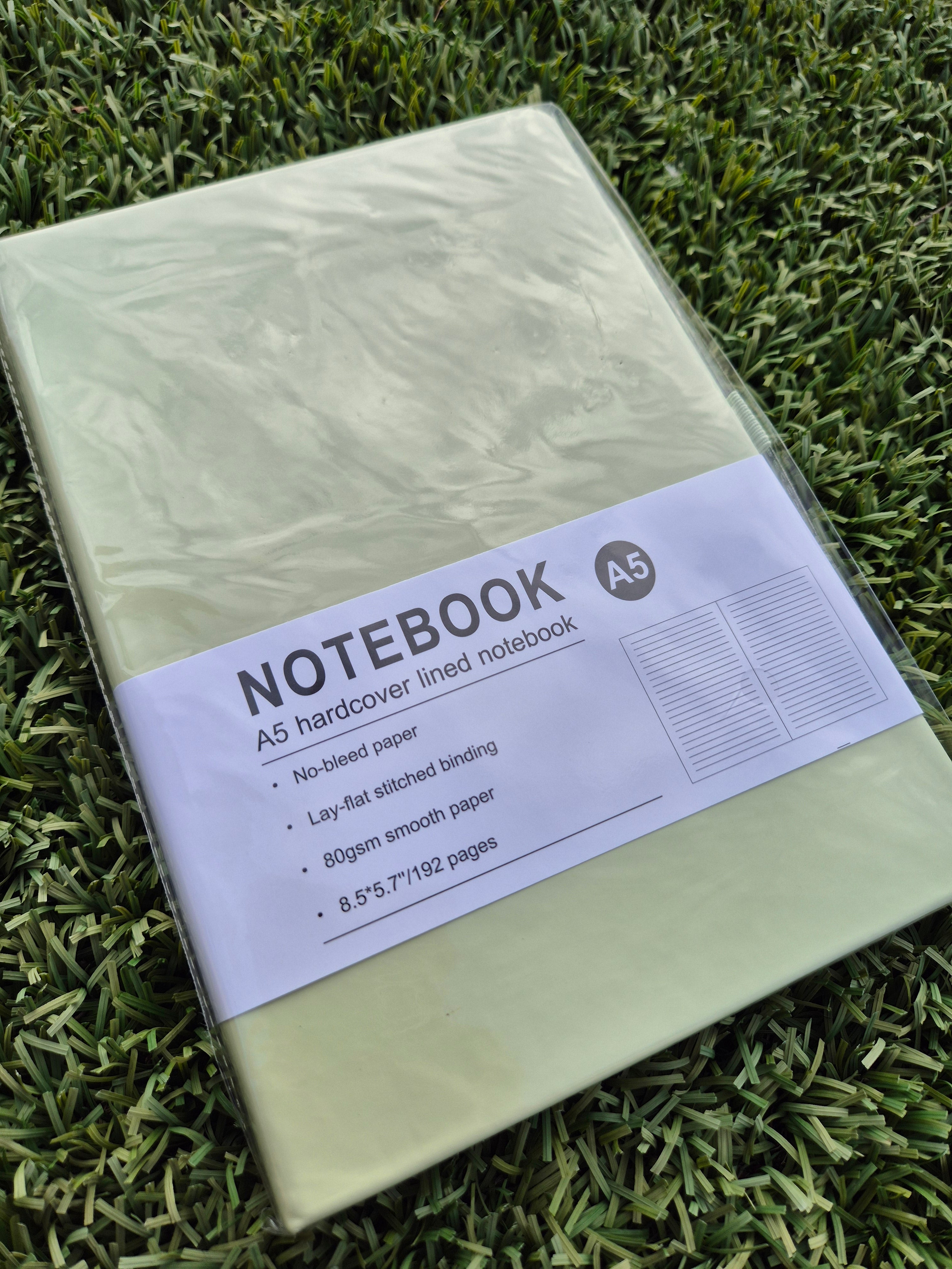 NOTEBOOK BLANK PASTEL GREEN