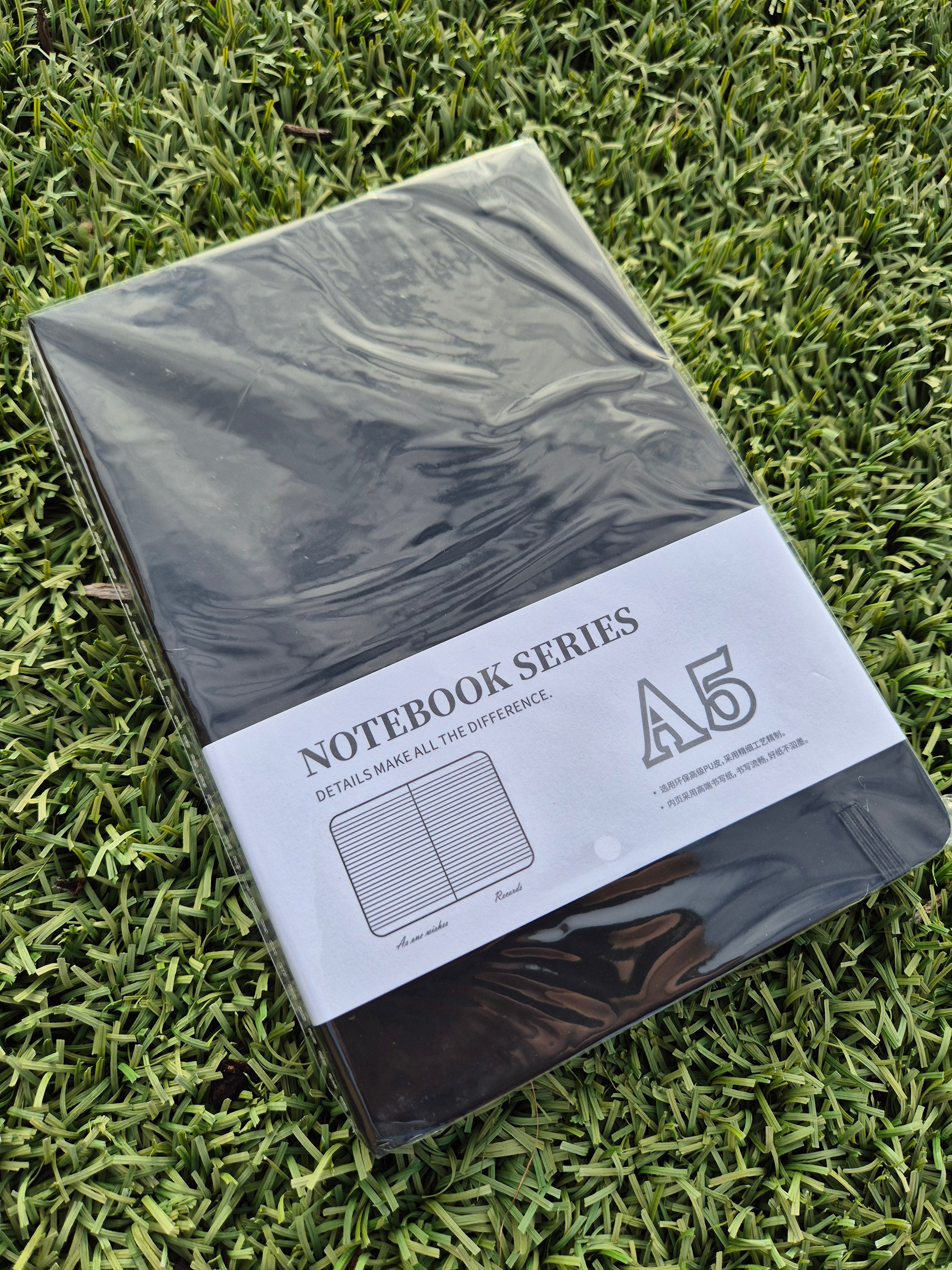 NOTEBOOK BLANK BLACK