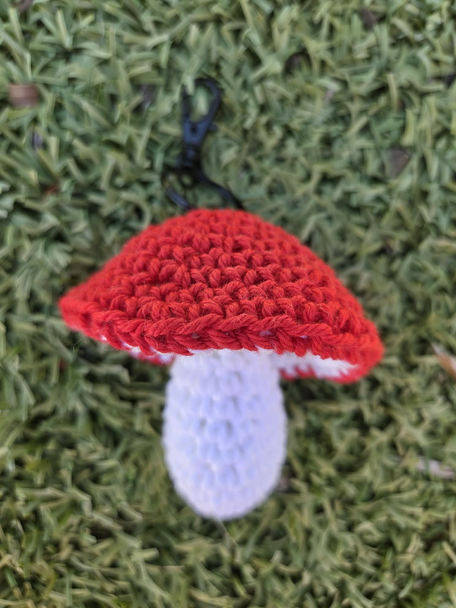 CROCHET MUSHROOM KEYCHAINS