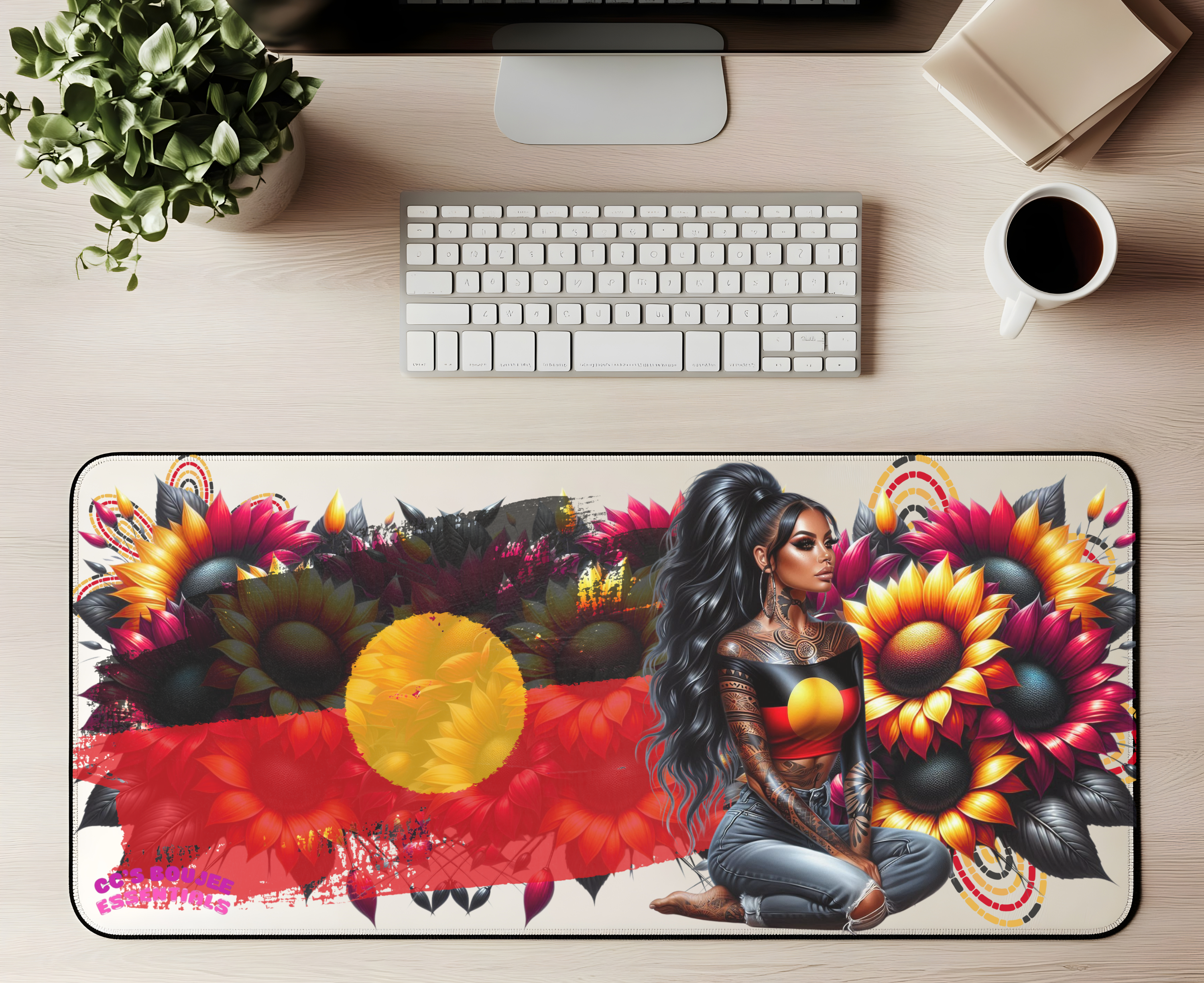 INDIGENOUS GIRL DESK MAT