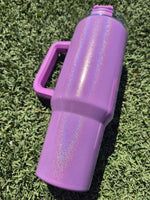 40oz GLITTERED TUMBLER MADE