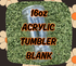 16 OZ ACRYLIC SNOW GLOBE TUMBLER BLANK