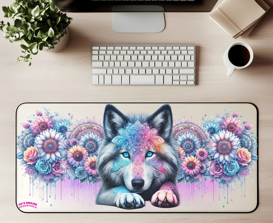 WOLF DESK MAT