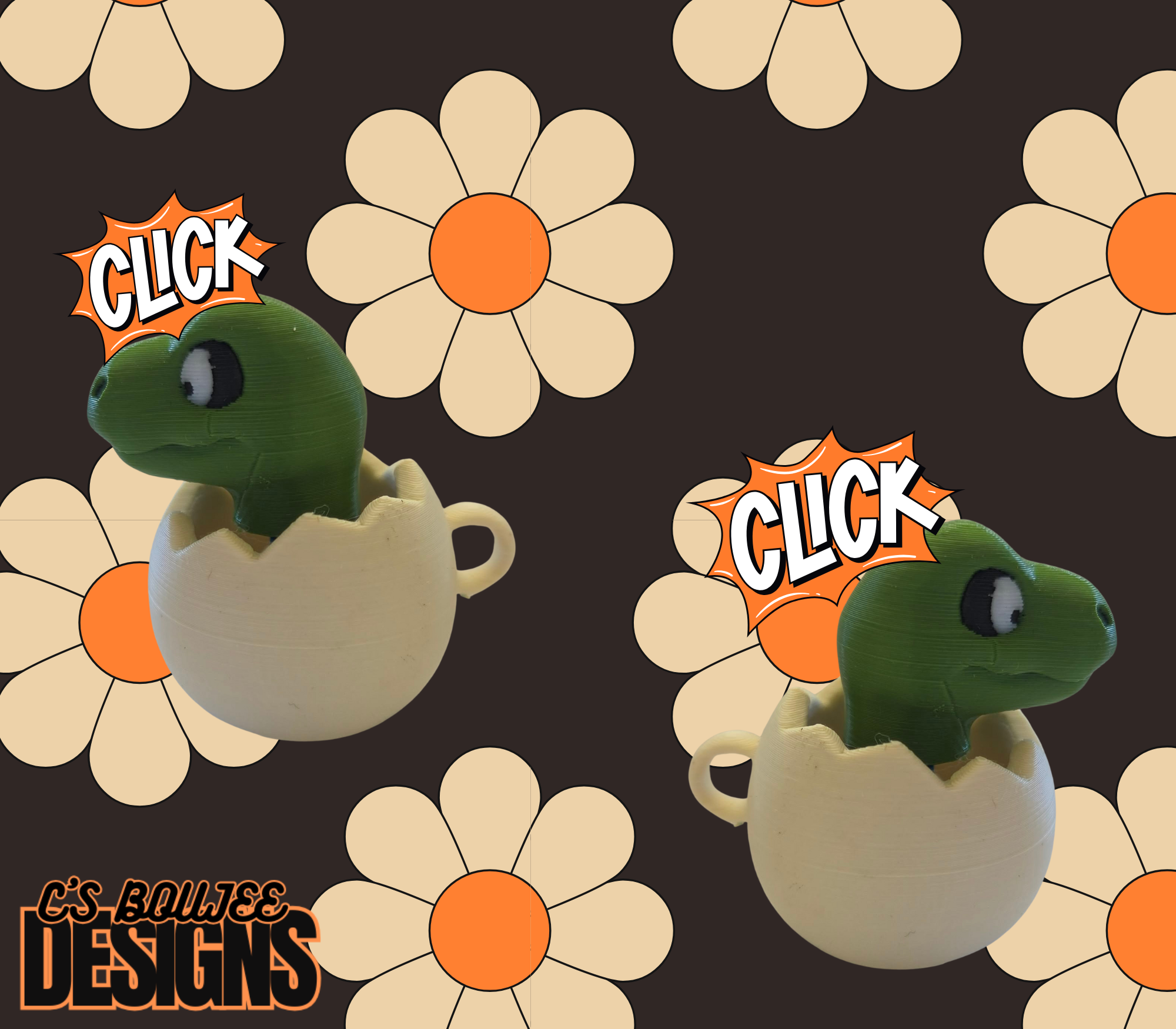 DINO CLICKER 3D PRINT