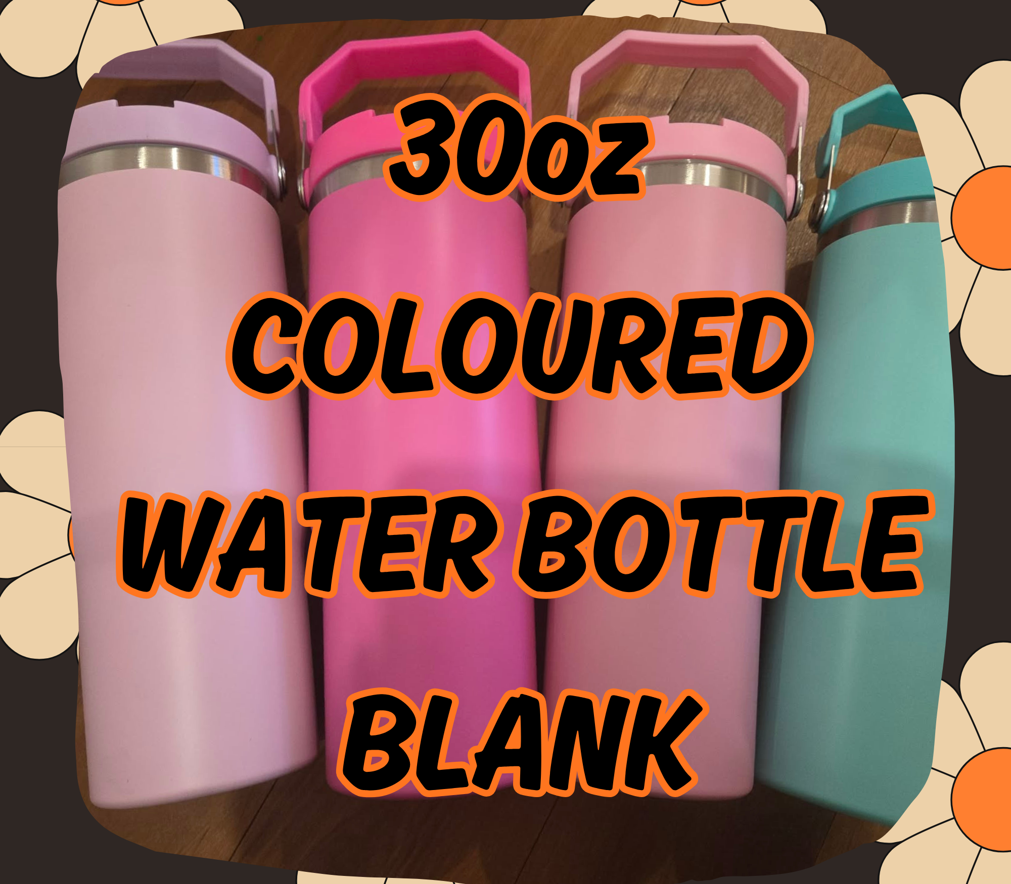 30 OZ DRINK BOTTLE BLANK COLOURED