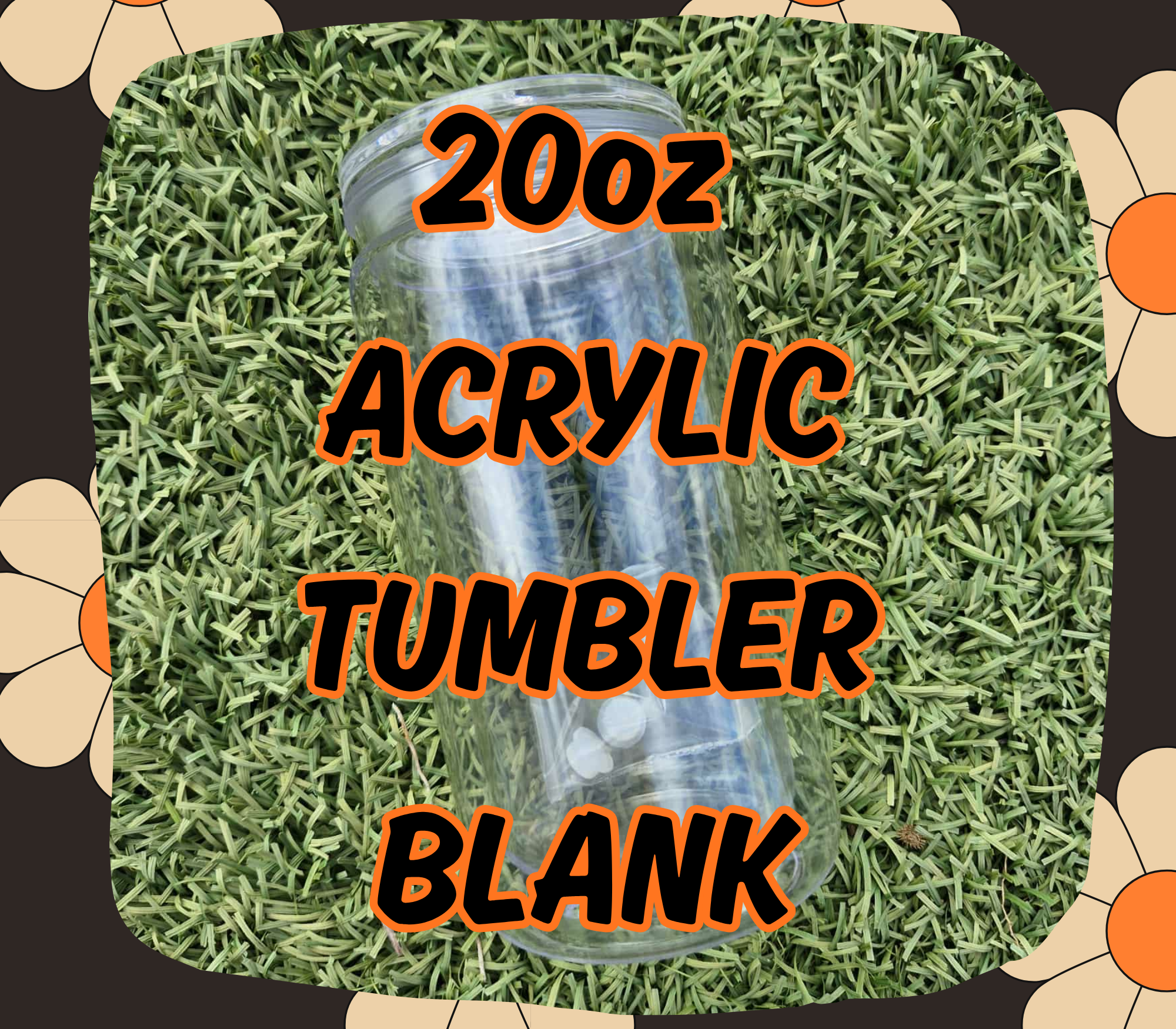 20oz ACRYLIC SNOWGLOBE BLANK