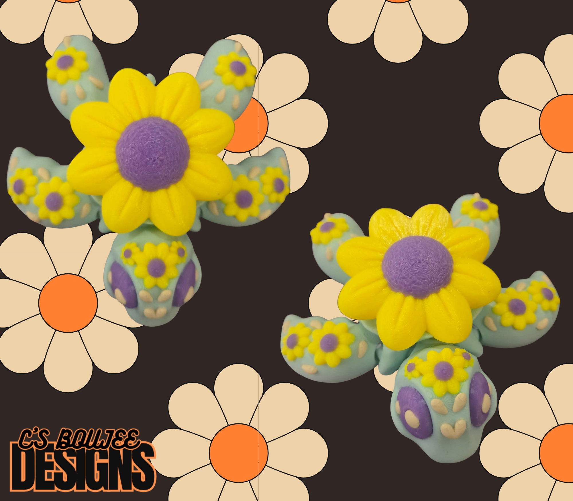 SUNFLOWER TURTLE 3D PRINT