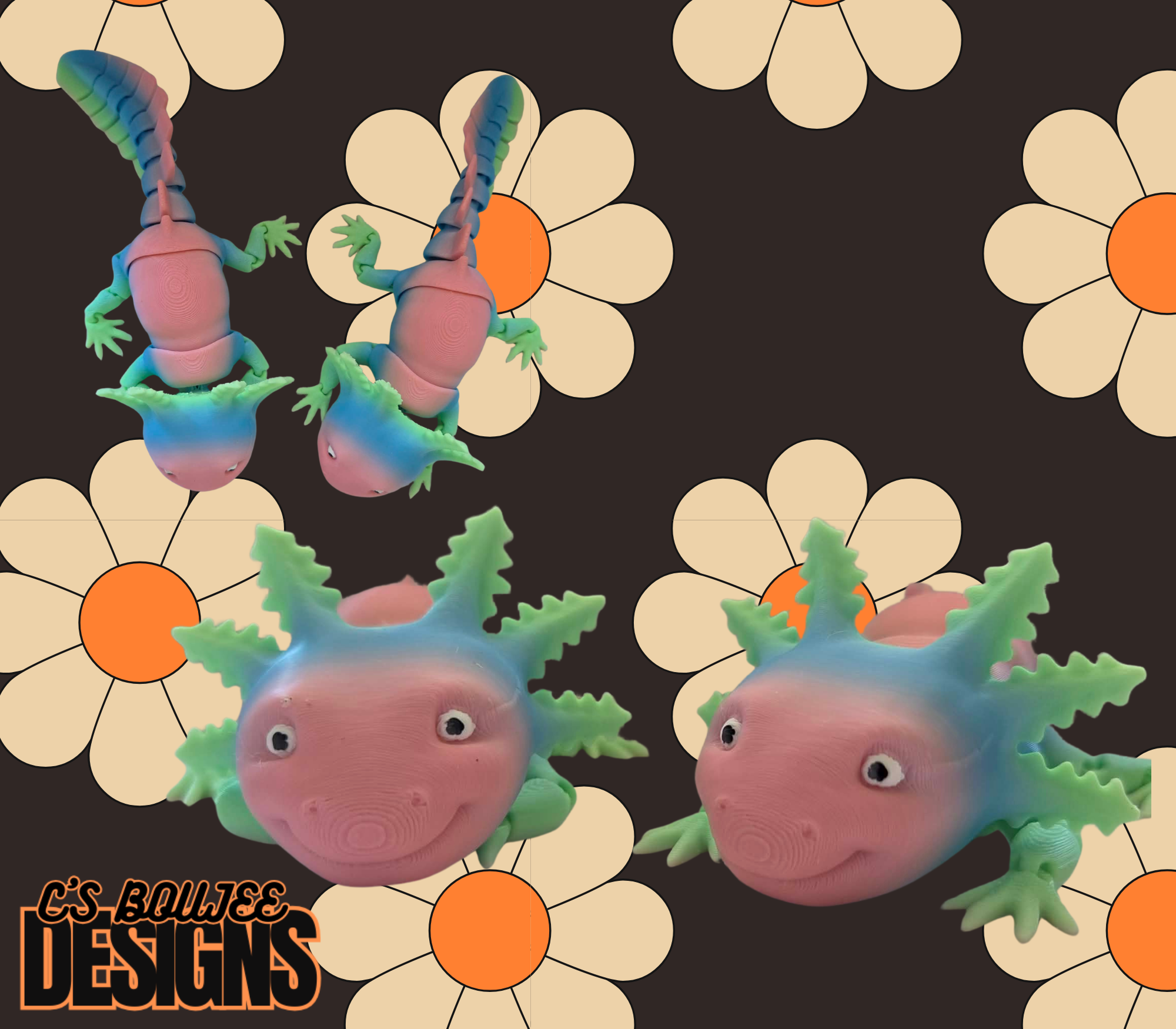 SMALL AXOLOTL 3D PRINT