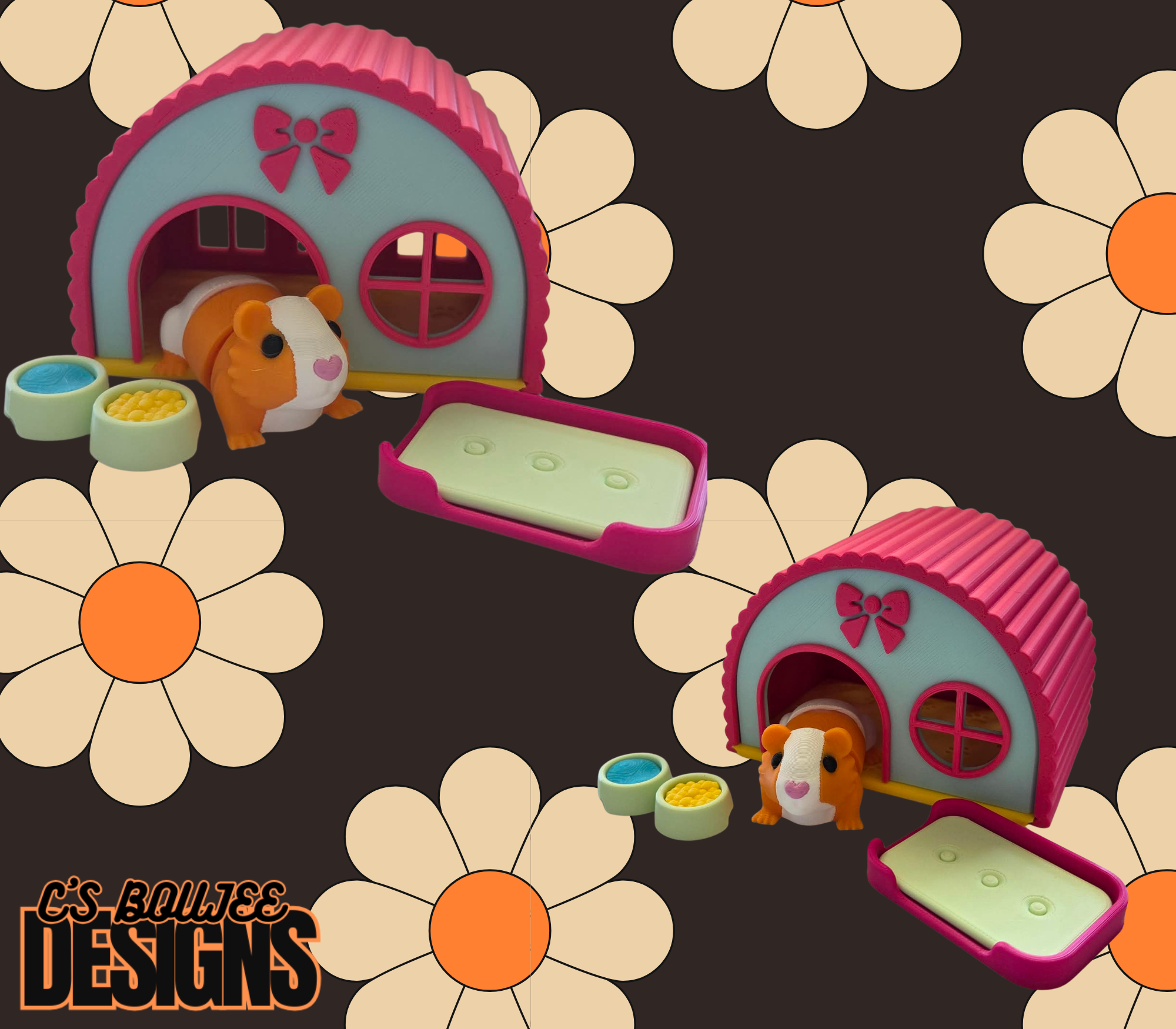 GUINEA PIG PLAYSET 3D PRINT