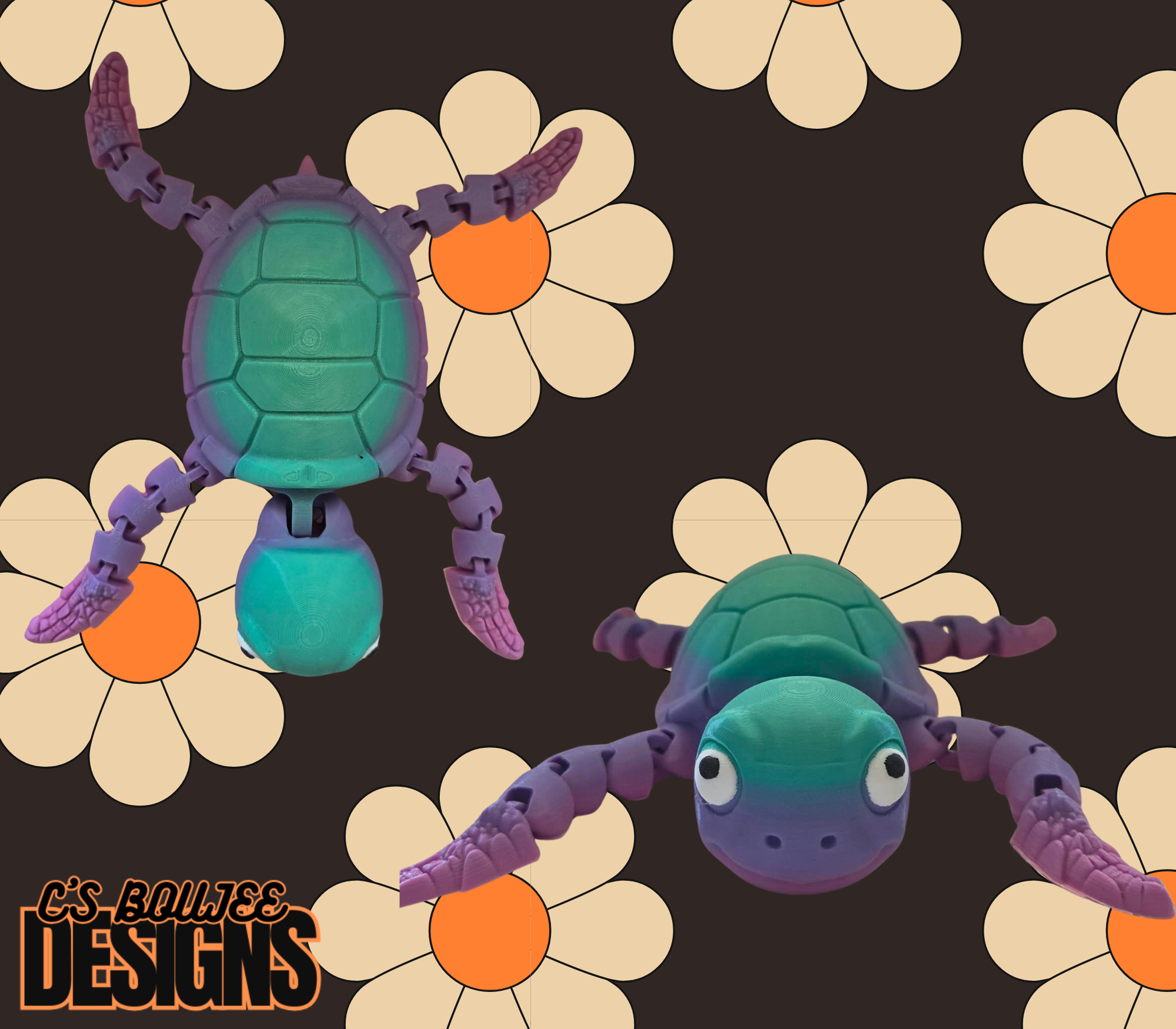 FLEXI TURTLE 3D PRINT