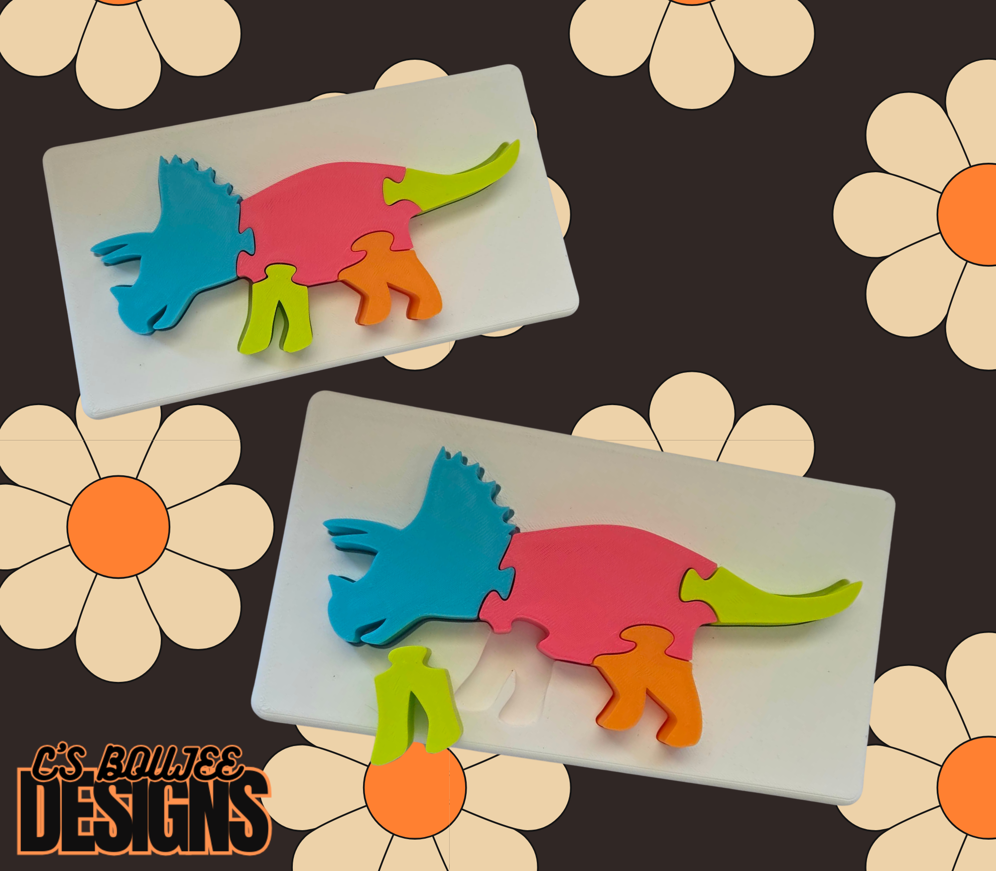 DINO PUZZLE 3D PRINT
