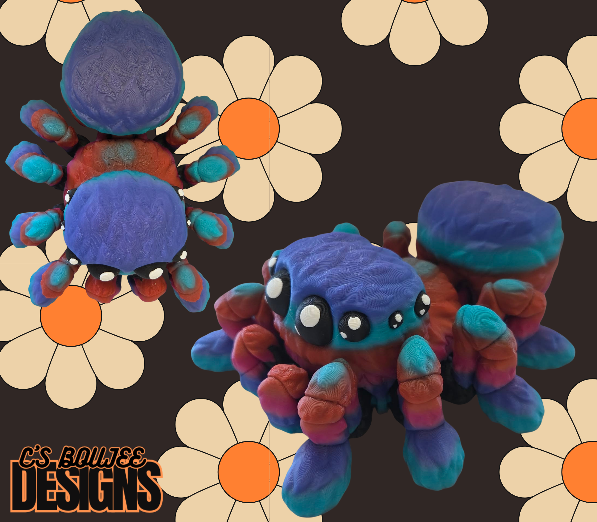 JUMPING SPIDER 3D PRINT