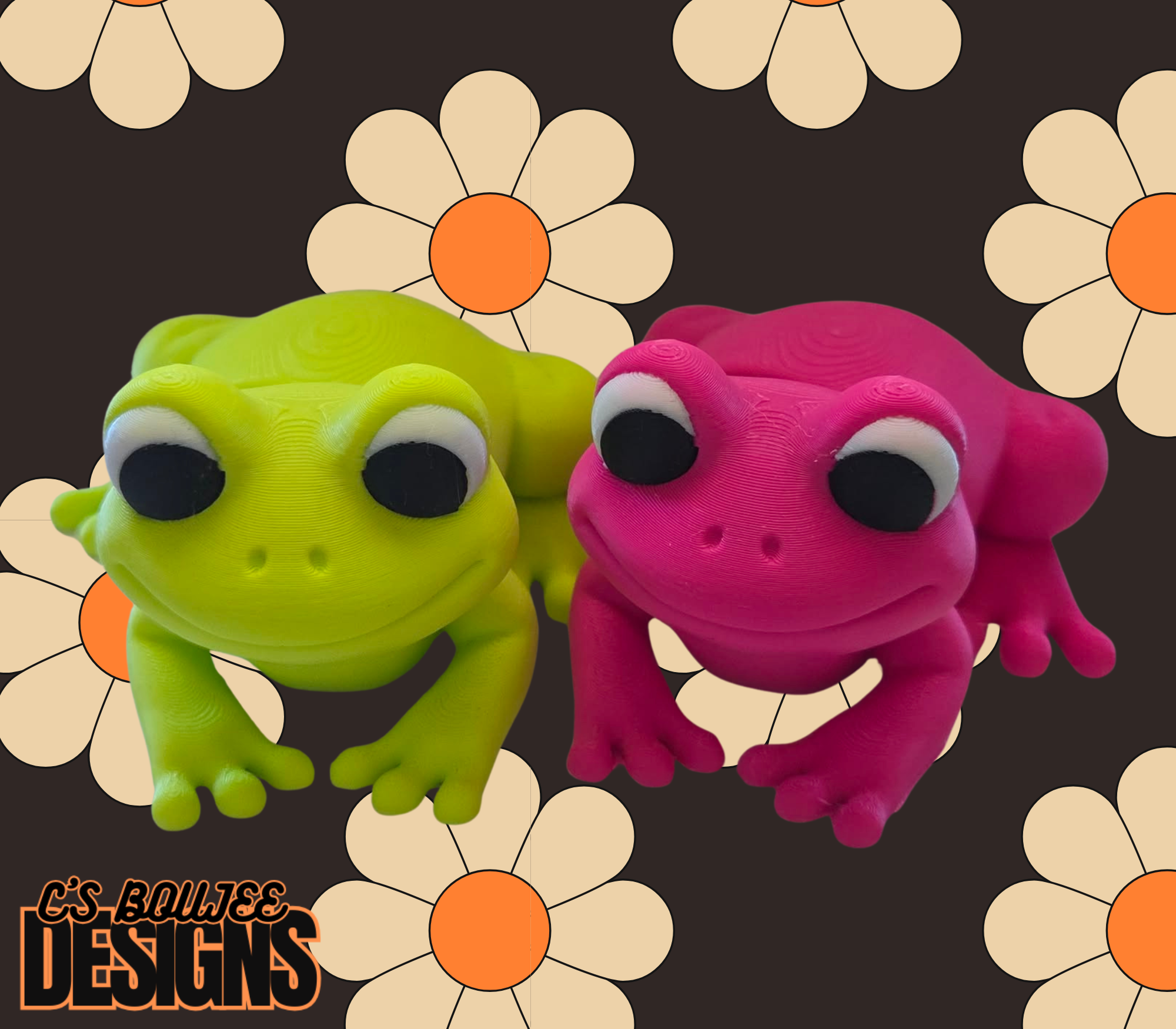 FLEXI FROGS 3D PRINT