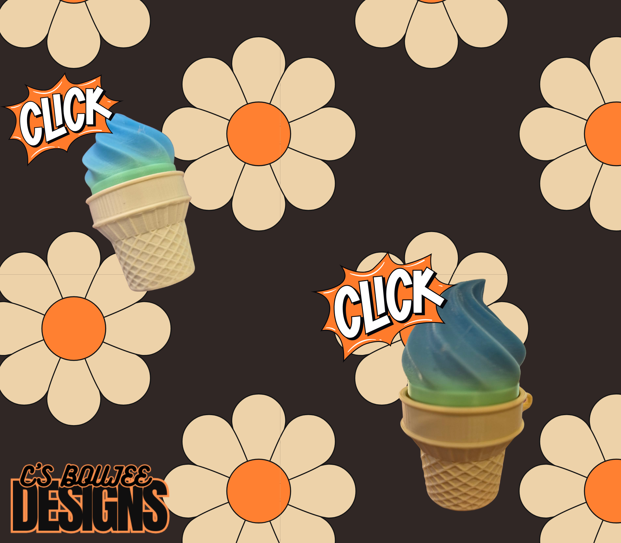 ICE CREAM CLICKER 3D PRINT
