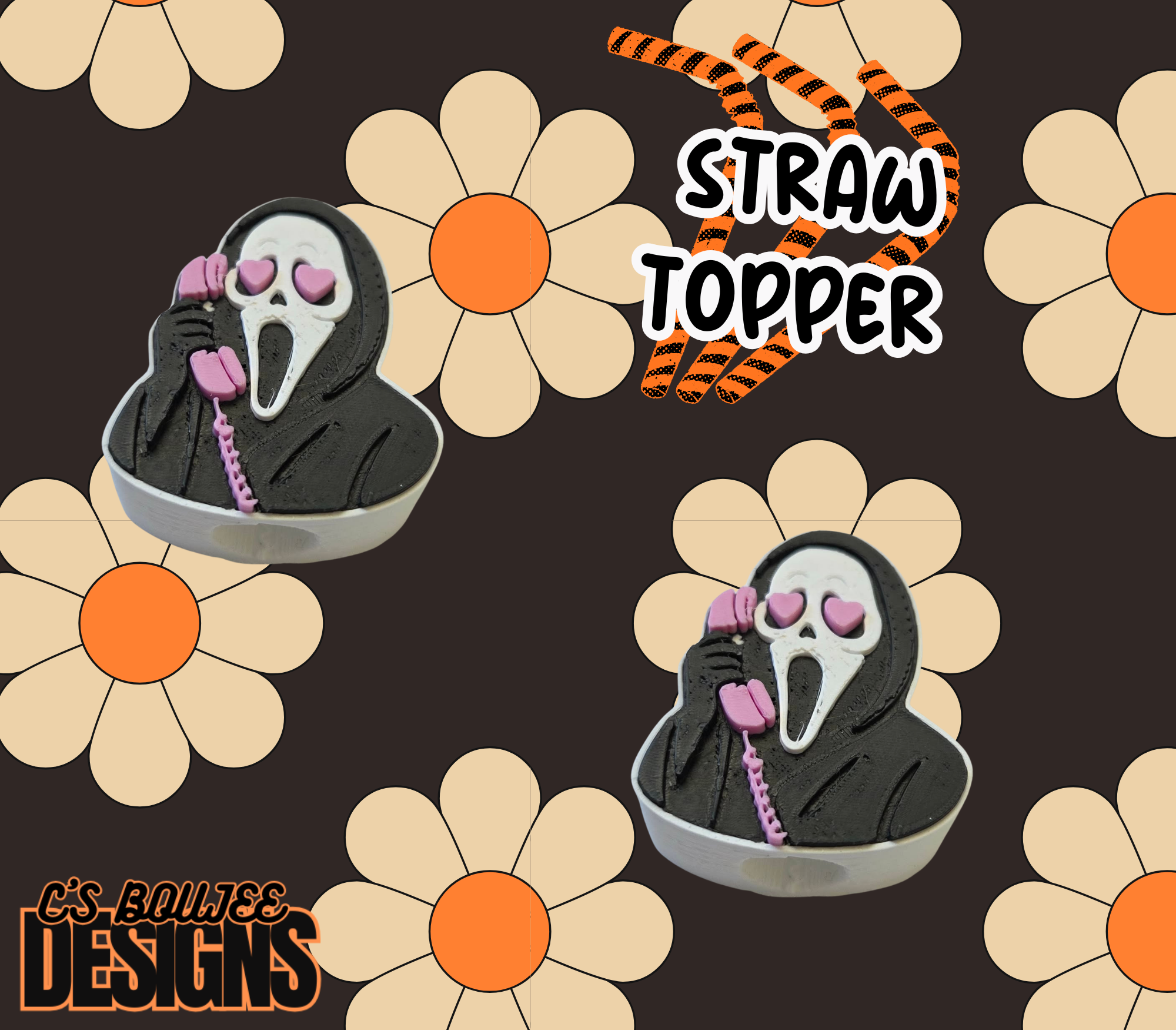 YOU HANG UP STRAW TOPPER 3D PRINT