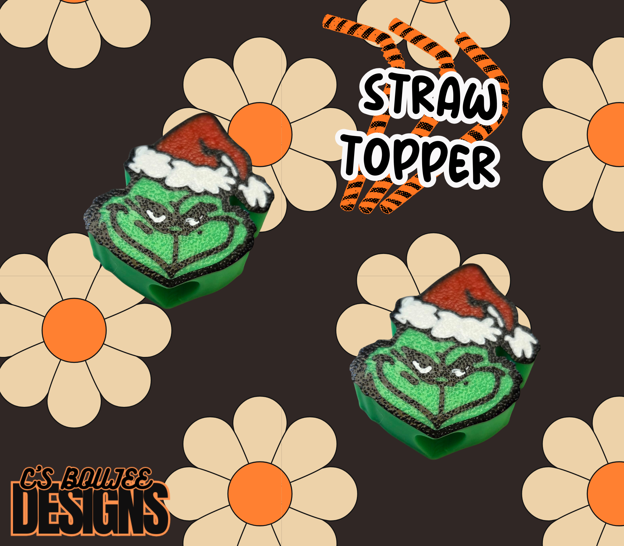 THE MEAN ONE STRAW TOPPER 3D PRINT