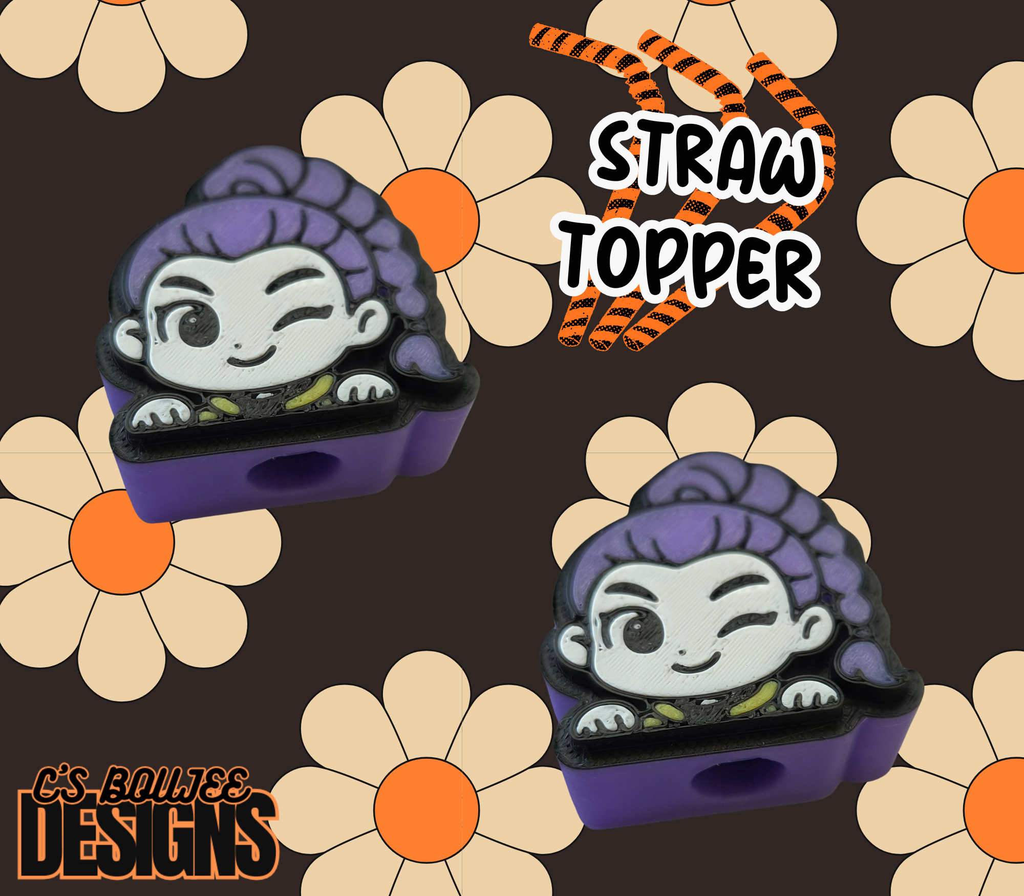 R/UMI STRAW TOPPER 3D PRINT