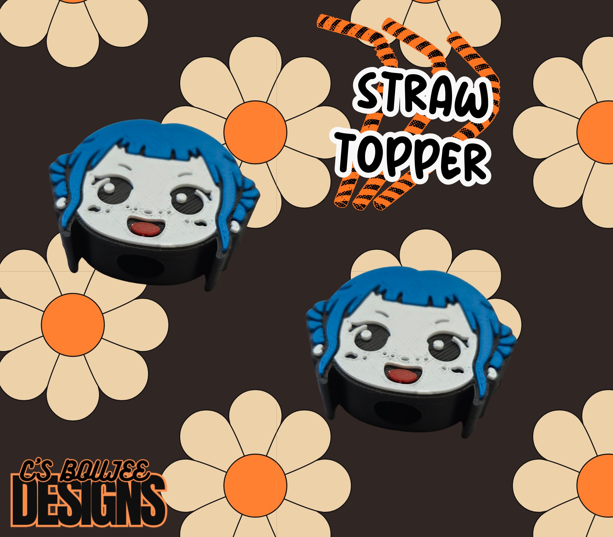 Z/OE STRAW TOPPER 3D PRINT