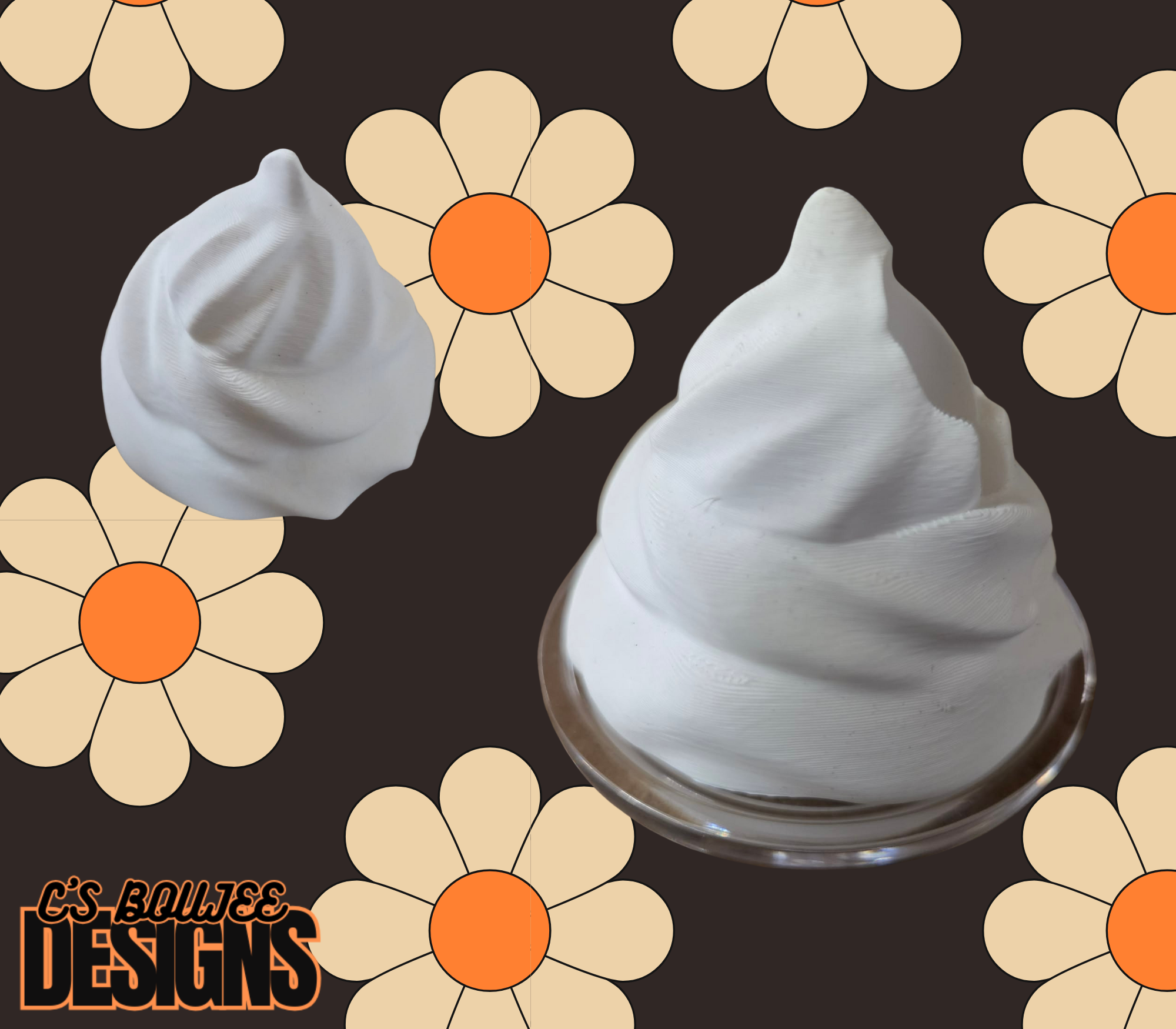 WHIPPED CREAM TOPPER 3D PRINT
