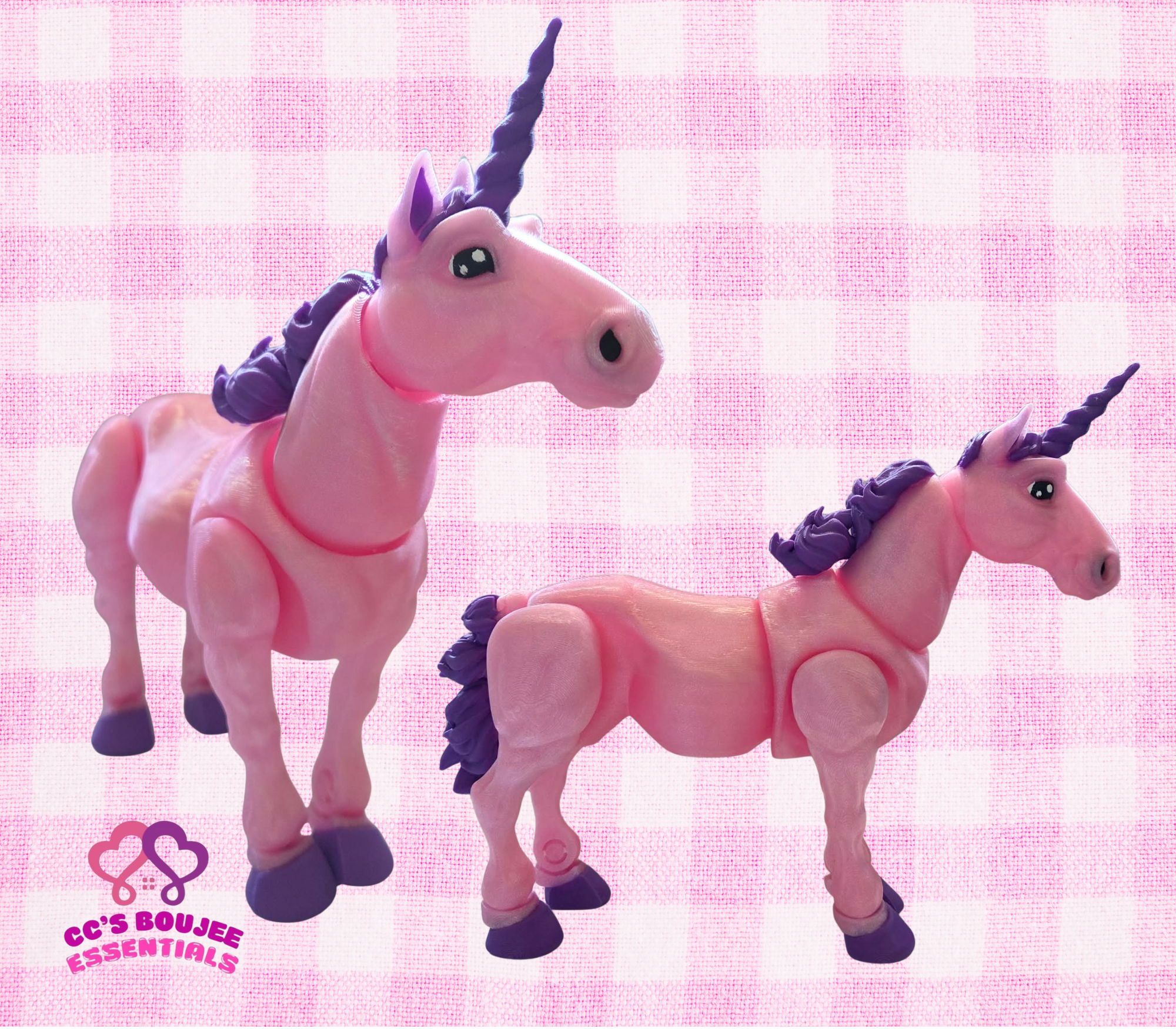 SPARKLY UNICORN 3D PRINT