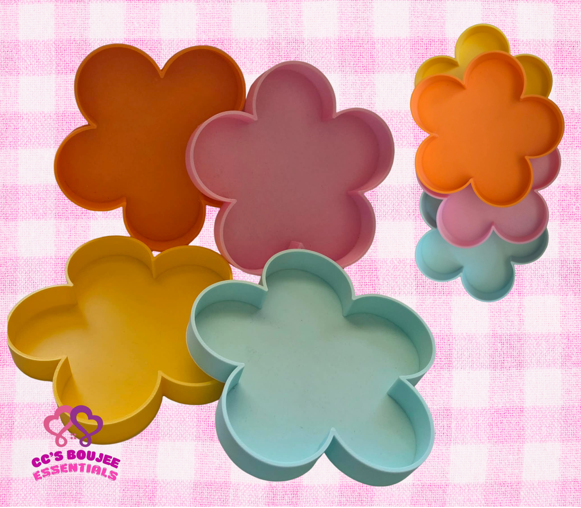 FLOWER TRINKET DISH 3D PRINT