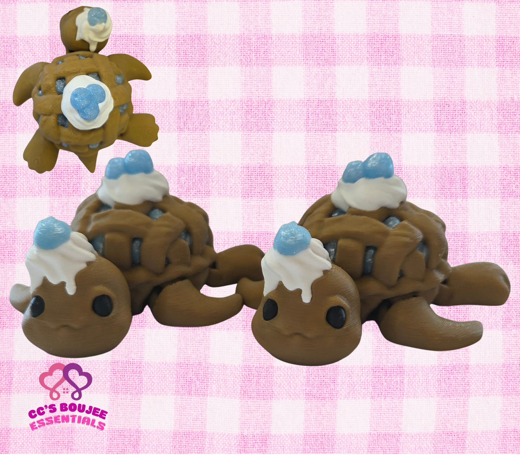 BLUEBERRY PIE TURTLE 3D PRINT