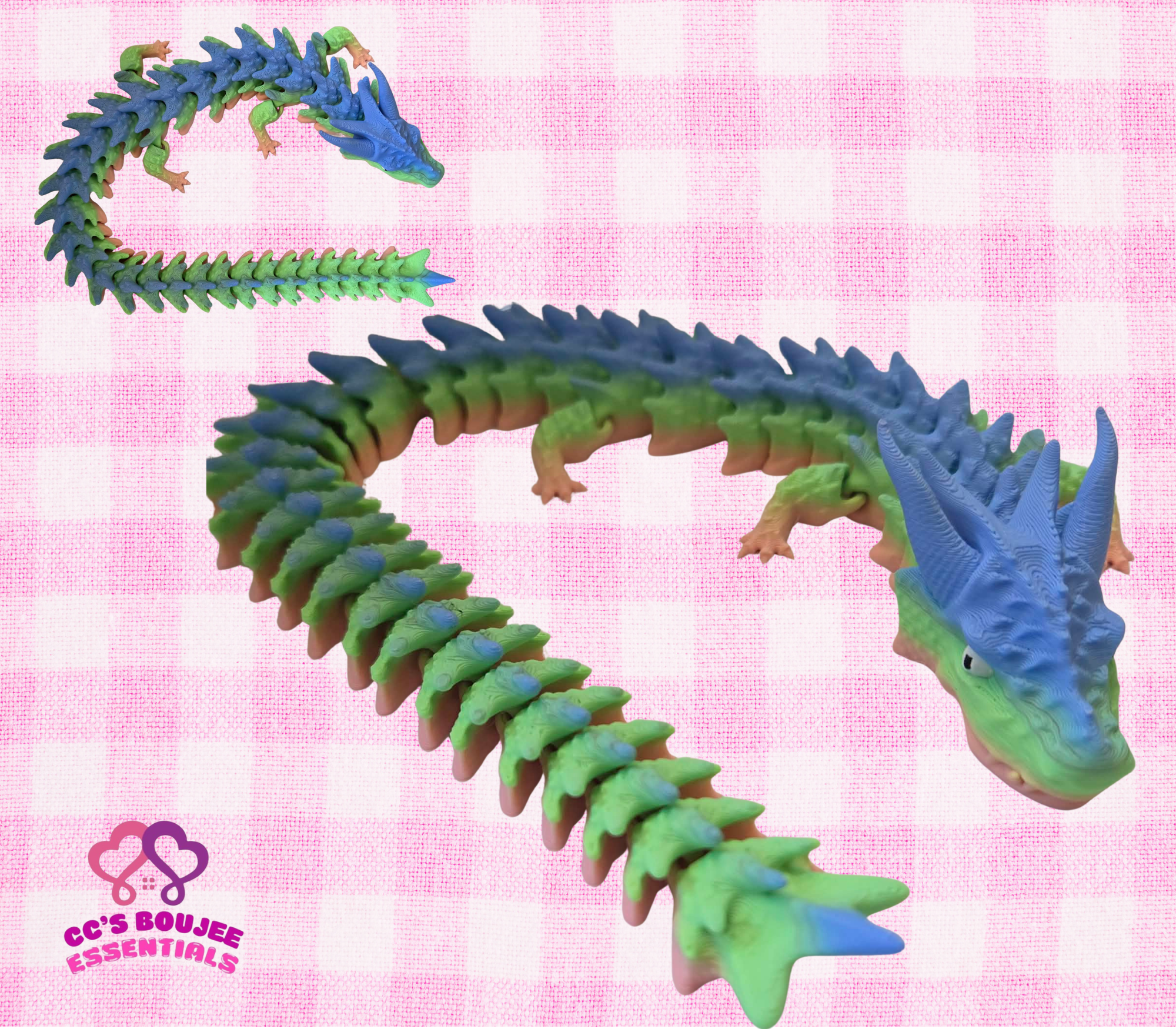 COLOURFUL DRAGON 3D PRINT