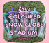 24OZ COLOURED STADIUM SNOW GLOBE BLANK
