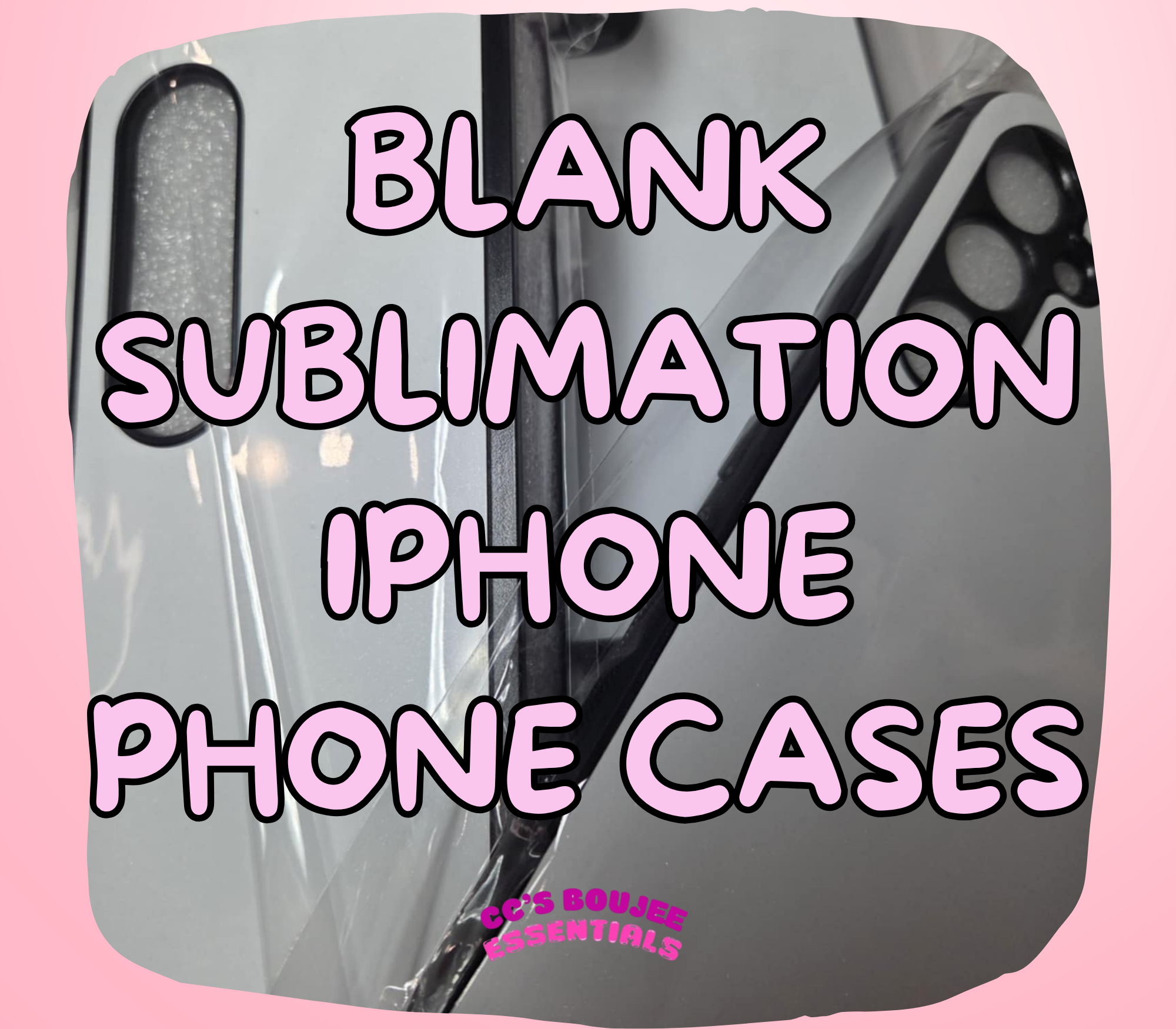 BLANK IPHONE SUBLIMATION PHONE CASES