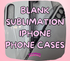 BLANK IPHONE SUBLIMATION PHONE CASES