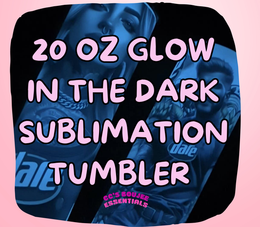 GLOW IN THE DARK 20oz TUMBLER BLUE/GREEN