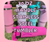 30oz HANDLE STAINLESS STEEL TUMBLER