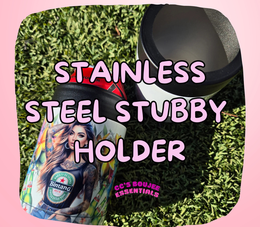 STAINLESS STEEL STUBBY HOLDER