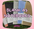 BLANK A5 NOTEBOOKS