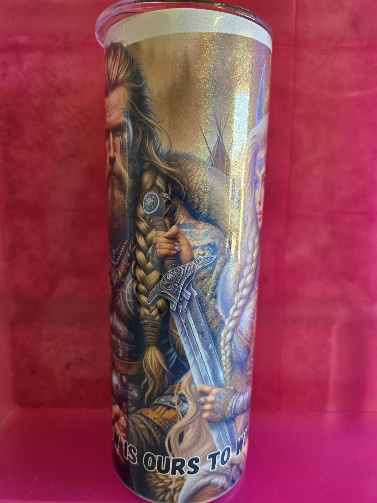 TOMMORROW IS OURS TO WIN OR LOSE 20oz TUMBLER